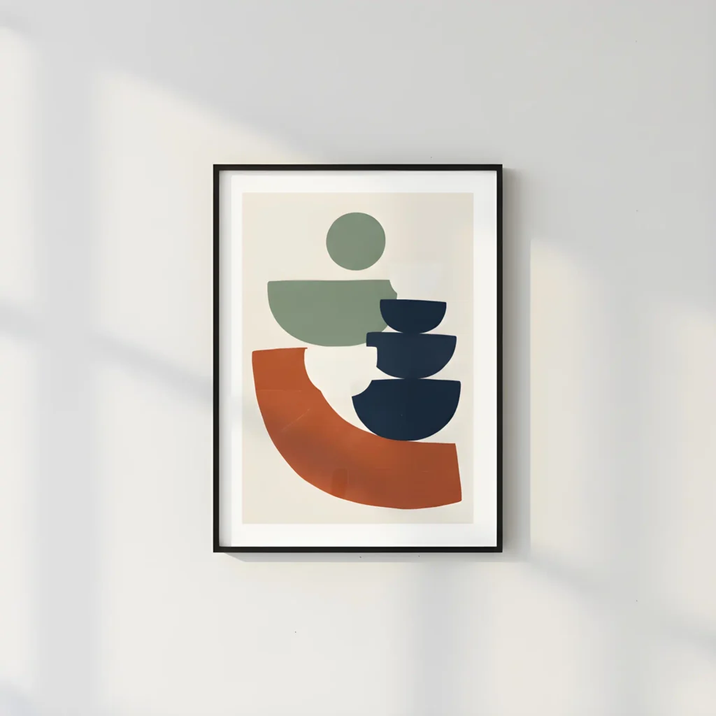 Abstract Shapes Print - Image 1